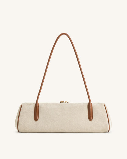 Nova Shoulder Bag - Brown Canvas