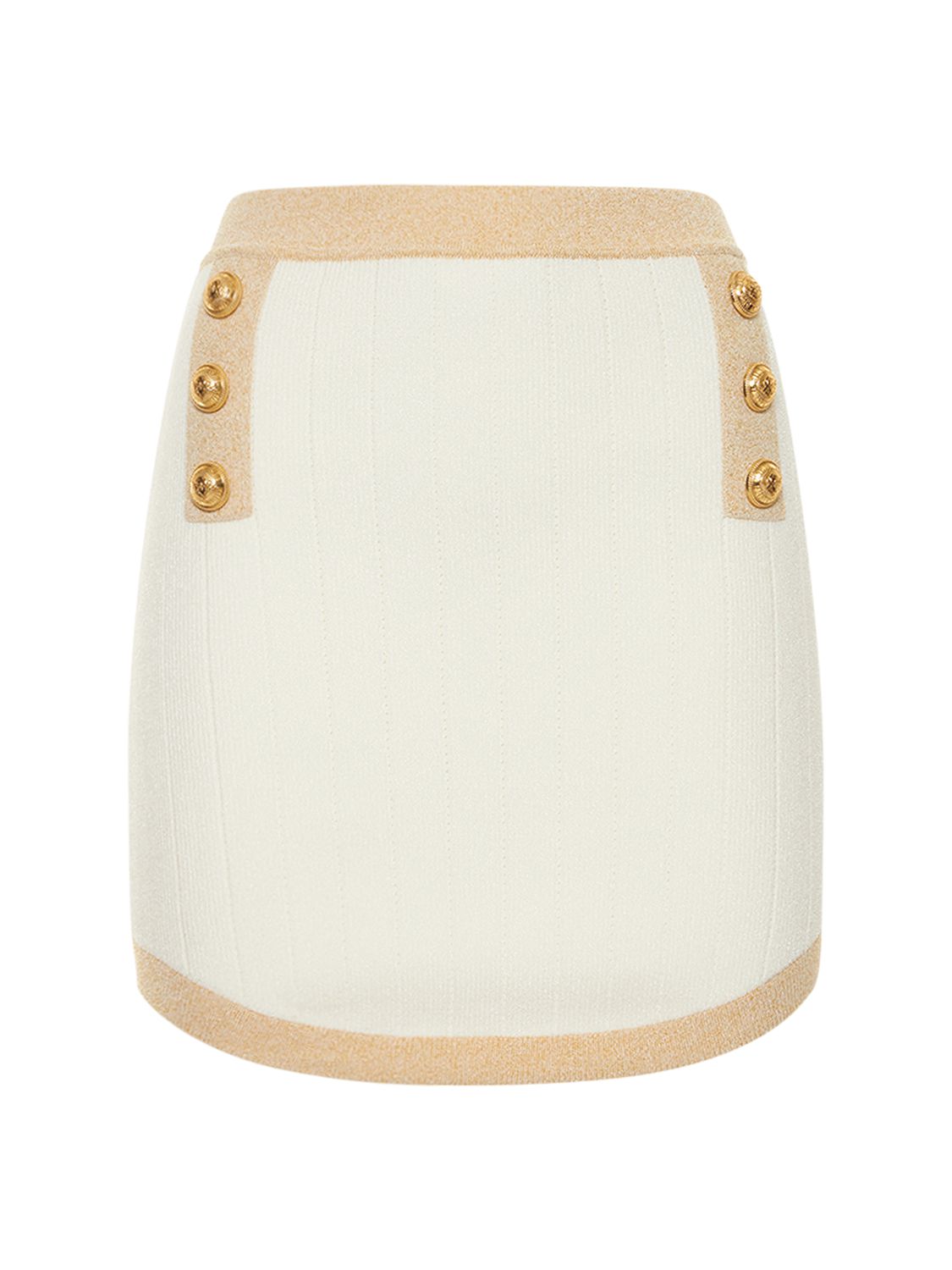 Balmain Balmain Viscose knit mini skirt - Size: XS Skirts | Shop From The Mirage