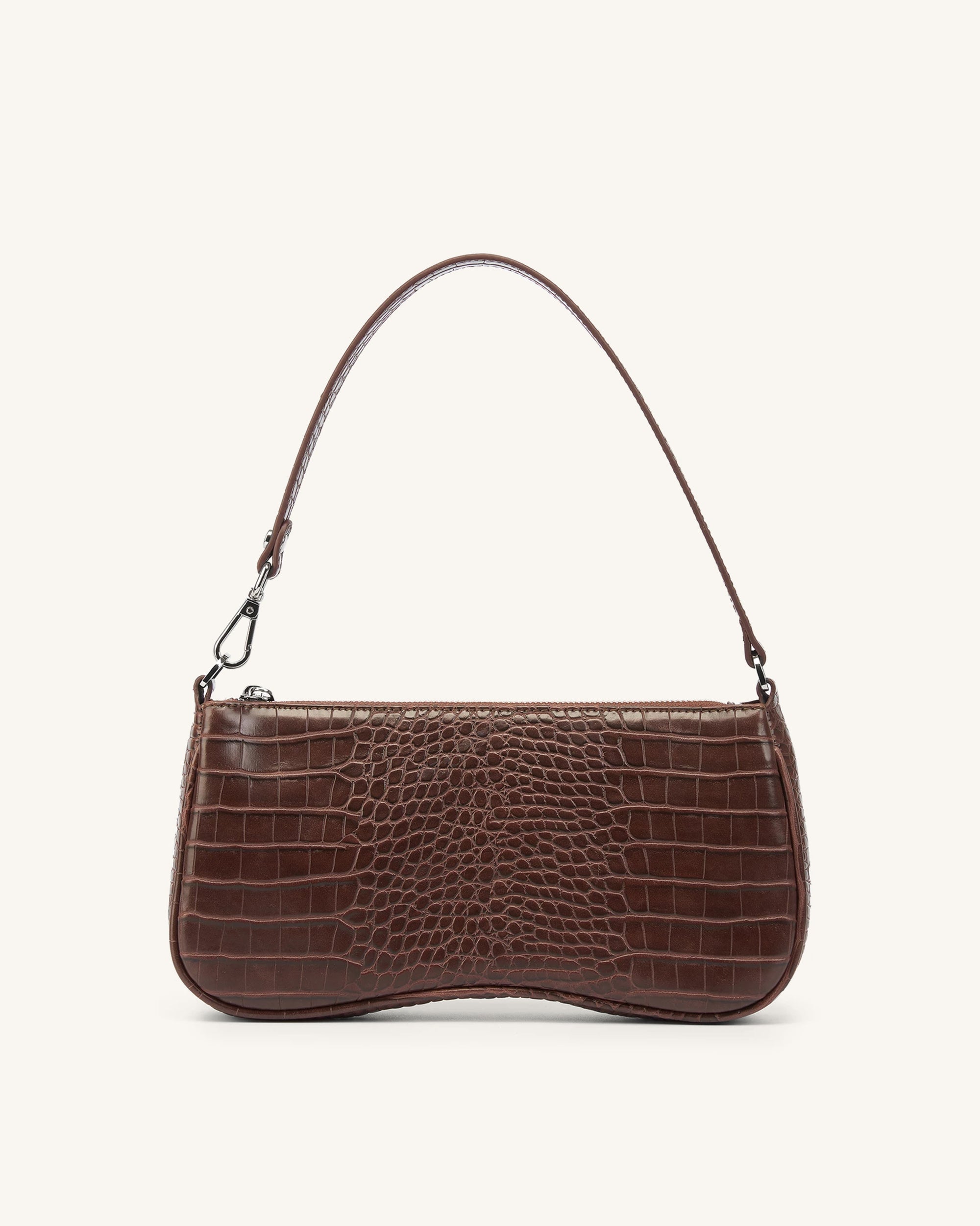 Eva Shoulder Handbag - Blue Denim Weave