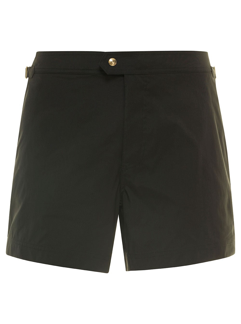 Tom ford Black Swimsuit with Buckle on the Front in Tech Fabric Man
