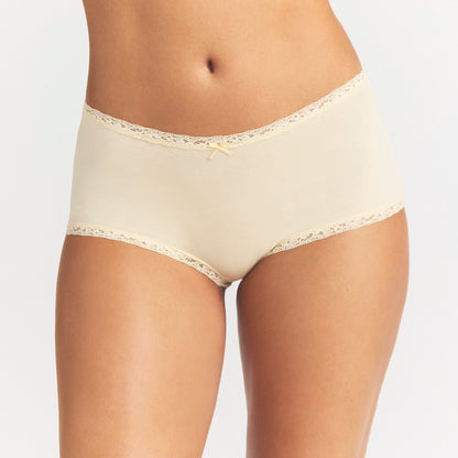 Lightweight Cotton Lace Boy Short