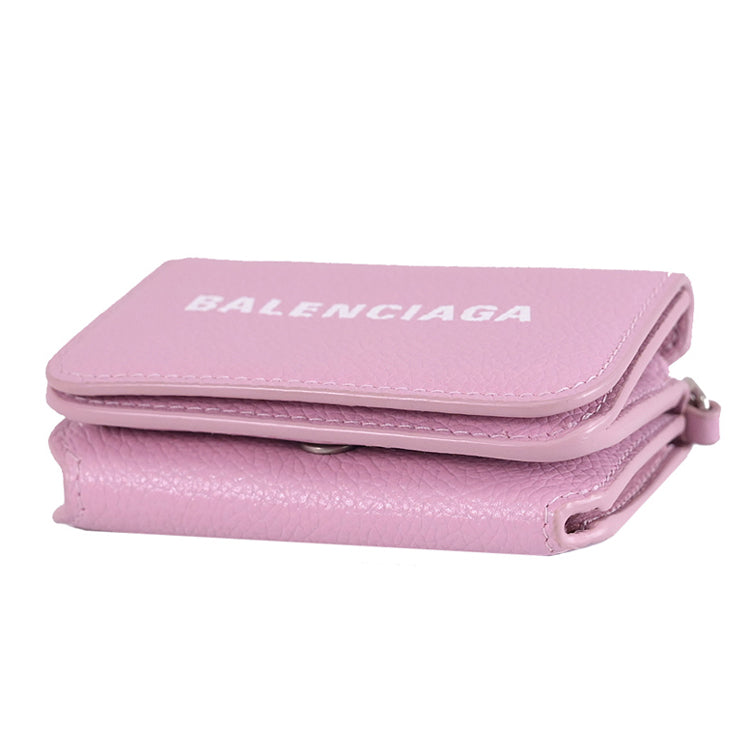 Balenciaga Mini Cash Wallet on Chain in Leather