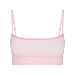 Lightweight Cotton Straight Neck Bralette