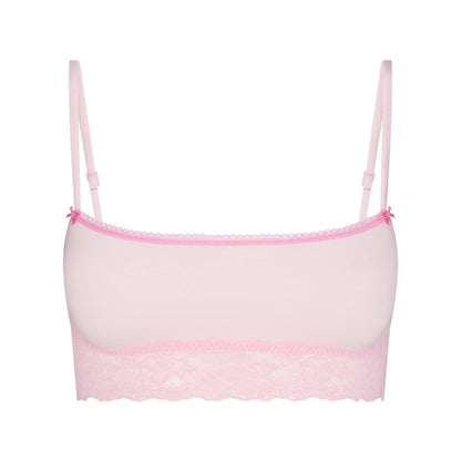 Lightweight Cotton Straight Neck Bralette