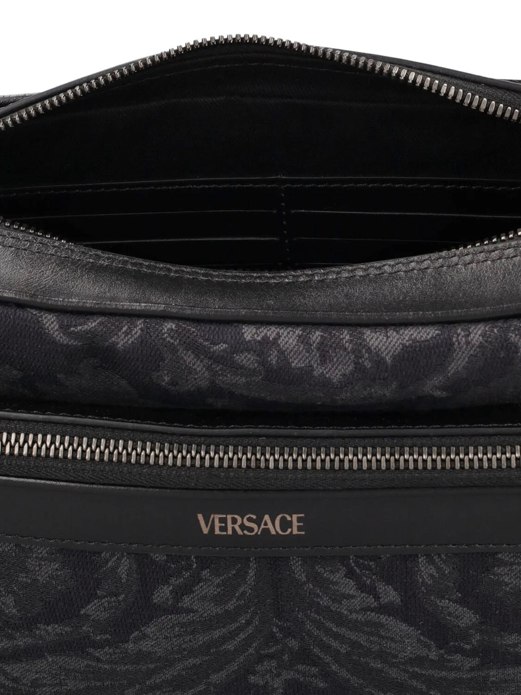 Versace Versace Logo jacquard toiletry bag - Bags | Shop From The Mirage
