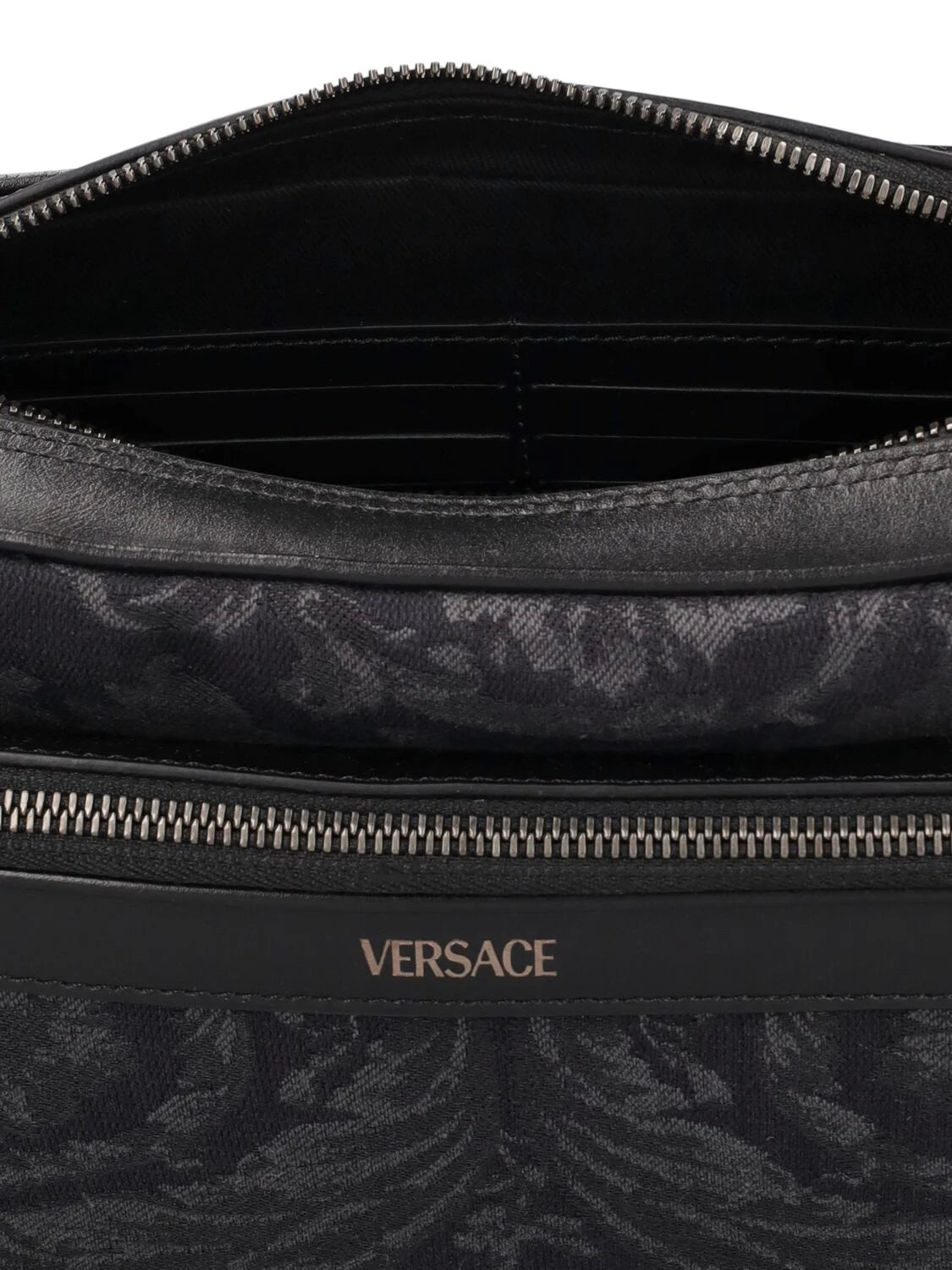 Versace Versace Logo jacquard toiletry bag - Bags | Shop From The Mirage