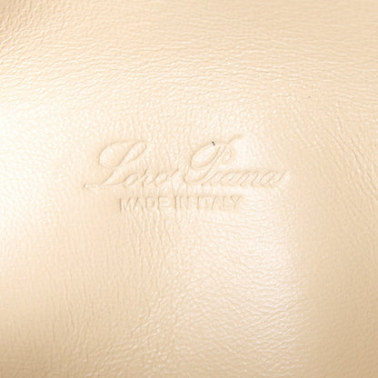 Loro Piana Ostrich L19 Extra Pocket Pouch Beige