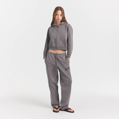 Boyfriend Fleece Zip Up Hoodie