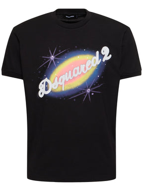 Dsquared2 Printed cotton jersey t-shirt