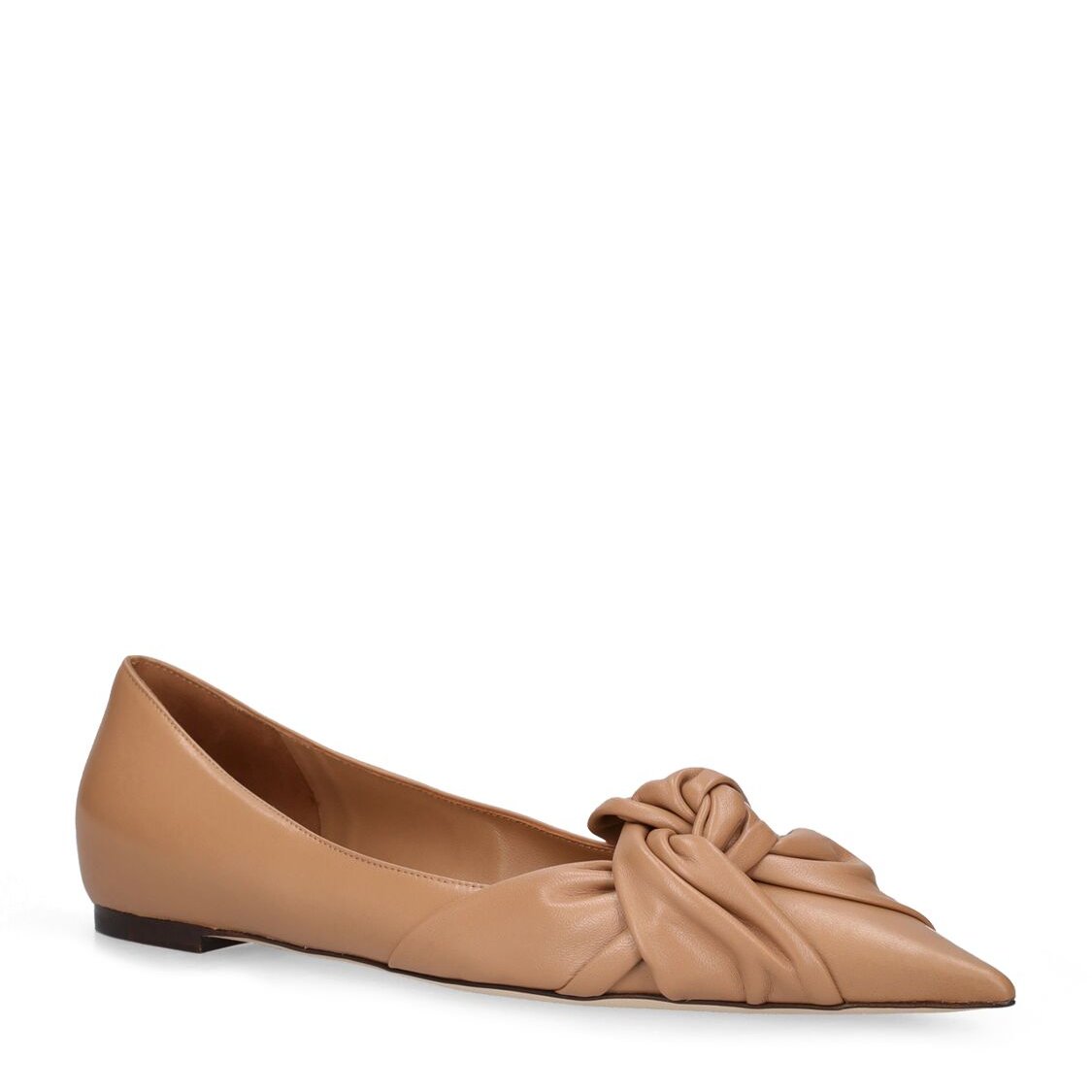 Jimmy Choo Jimmy 10mm Hedera leather ballerina flats - Size: UK 4 Flats | Shop From The Mirage
