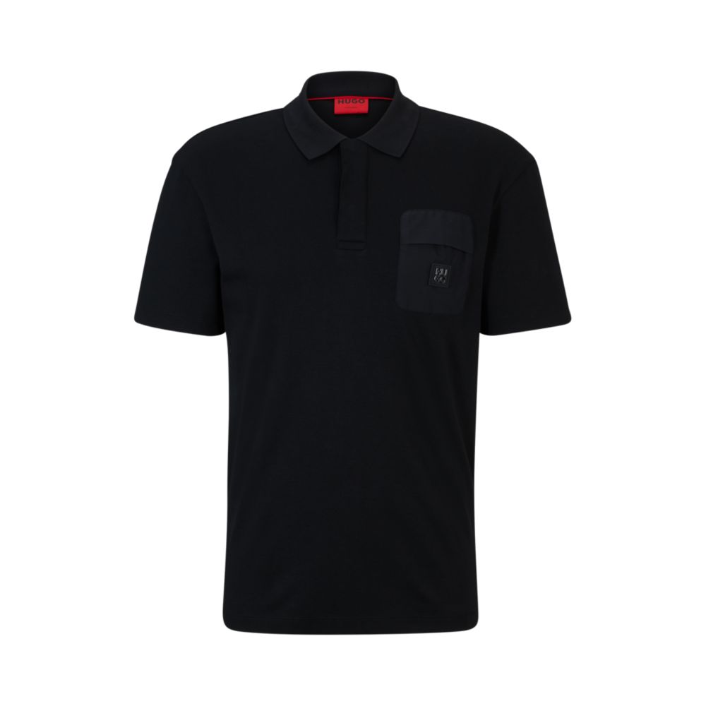 Hugo Boss interlock-cotton polo shirt with stacked-logo trim - Size: XS T-Shirts | Shop From The Mirage