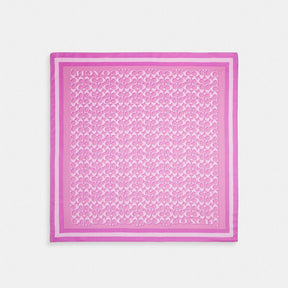 Signature Print Silk Square Scarf