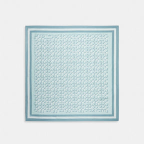 Signature Print Silk Square Scarf
