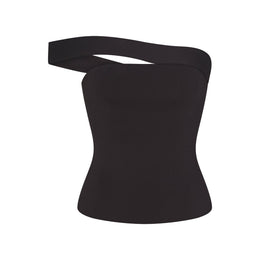 Cotton Jersey Asymmetrical Top