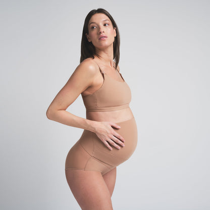 Fits Everybody Maternity Banded High-waisted Brief