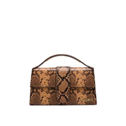 LE GRAND BAMBINO BROWN PYTHON SKIN