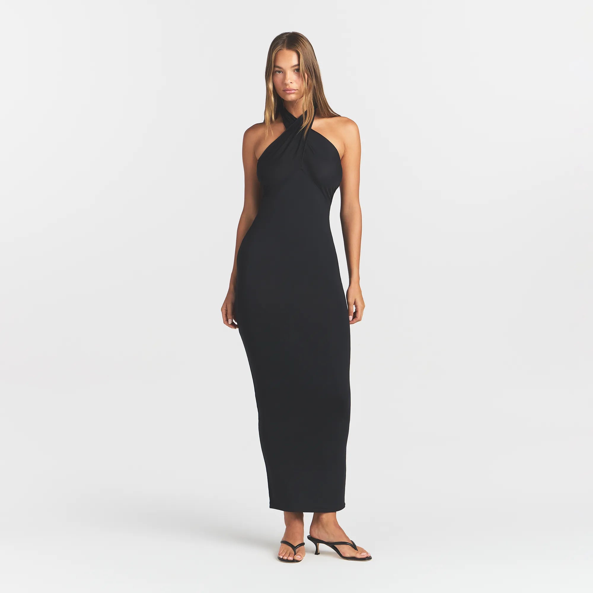 Smooth Layers Convertible Long Dress