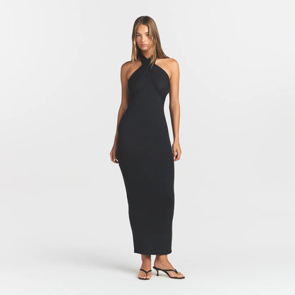Smooth Layers Convertible Long Dress