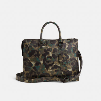 Restored Gotham Tote With Camo Print