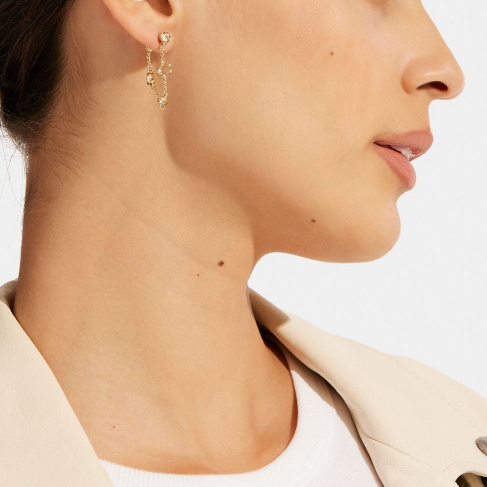 Signature Crystal Cluster Stud Earrings
