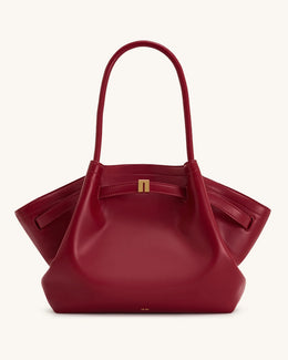 Hana Large Tote Bag - Elephant Grey Croc