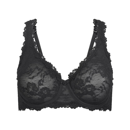 Stretch Lace Unlined Full Coverage Bra