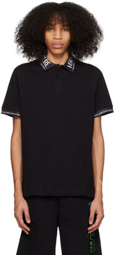Black Jacquard Polo