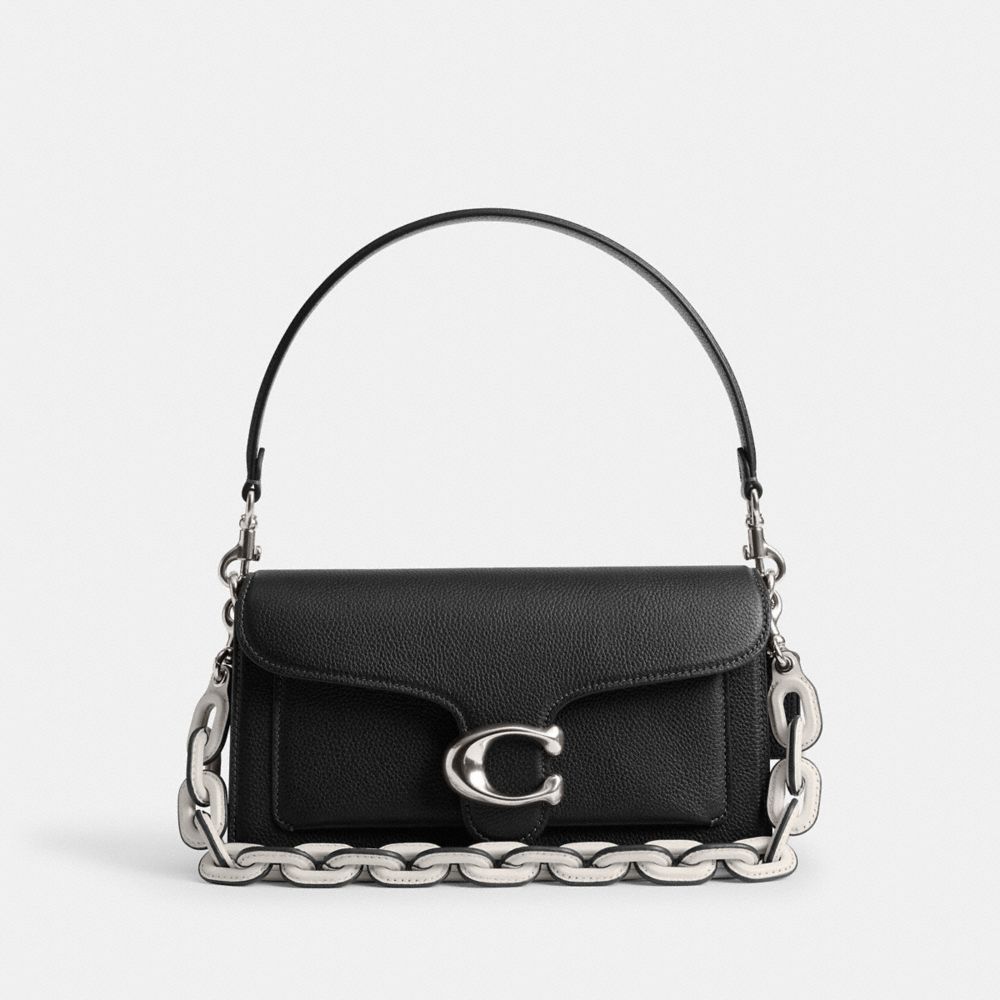 Leather Covered Short Chain Strap