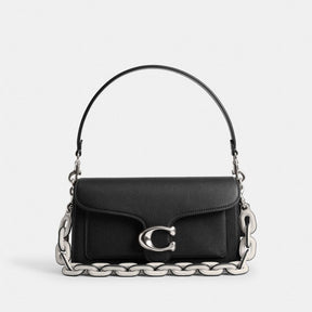 Leather Covered Short Chain Strap