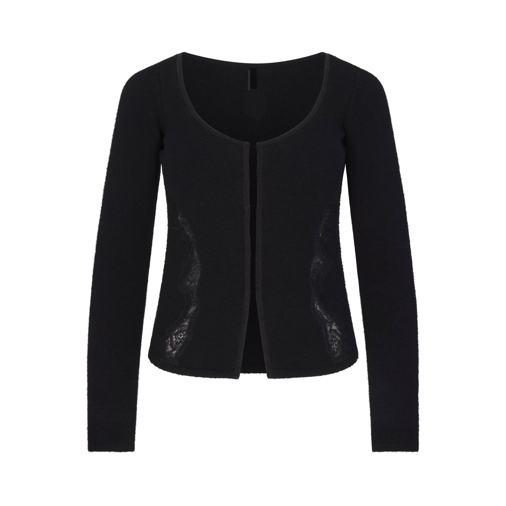 Lace Knit Long Sleeve Cardigan