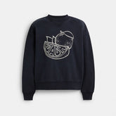 Orange Crewneck Sweatshirt