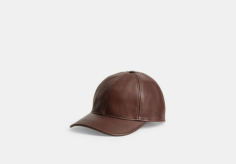 Leather Baseball Hat