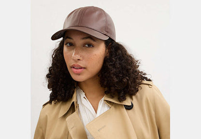 Leather Baseball Hat