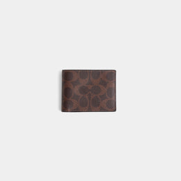 Restored Slim Billfold Wallet In Signature Canvas