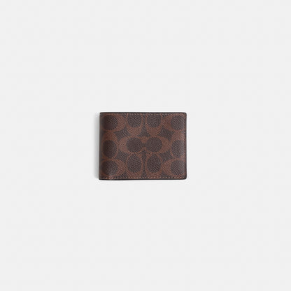Restored Slim Billfold Wallet In Signature Canvas