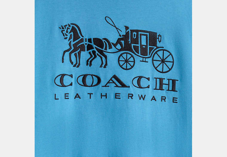 Restored Horse And Carriage T-Shirt In Organic Cotton