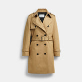 Mid Trench Coat With Signature Collar