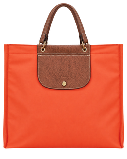 Cabas Longchamp L Tote Bag Carrot - Canvas