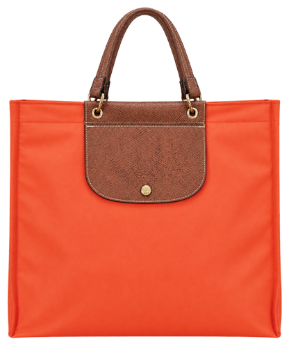 Cabas Longchamp L Tote Bag Carrot - Canvas