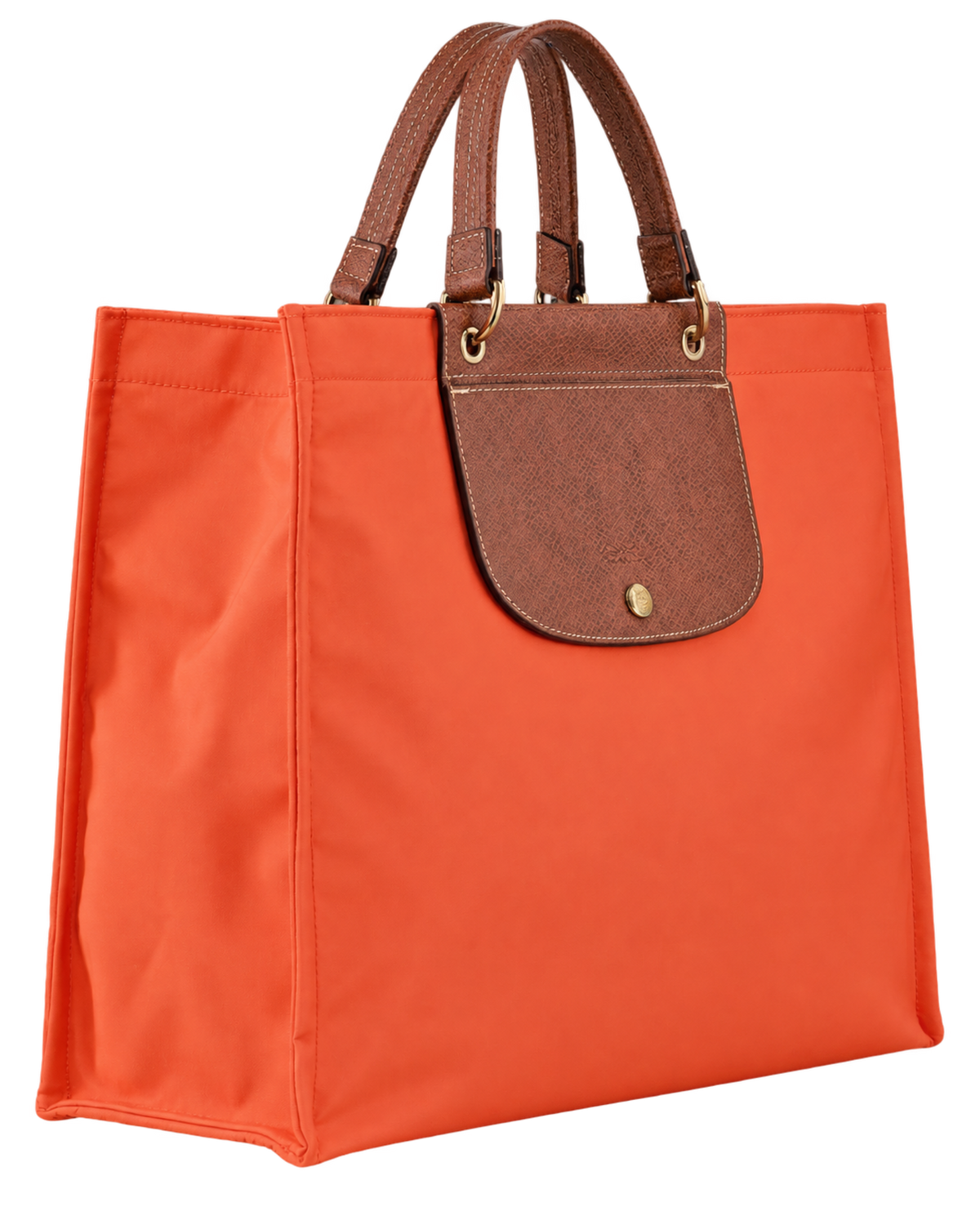 Cabas Longchamp L Tote Bag Carrot - Canvas