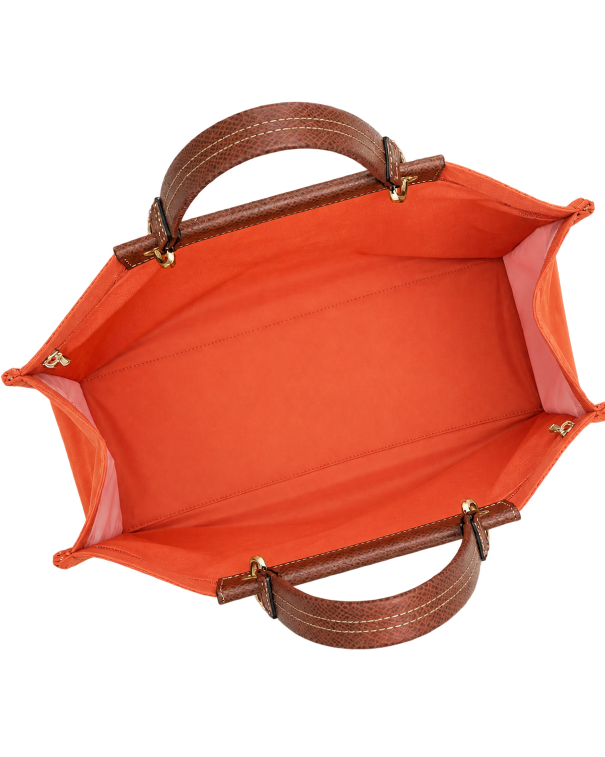 Cabas Longchamp L Tote Bag Carrot - Canvas