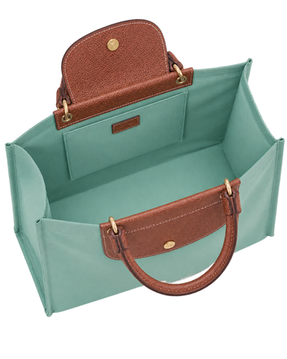 Cabas Longchamp L Tote Bag Vervain - Canvas