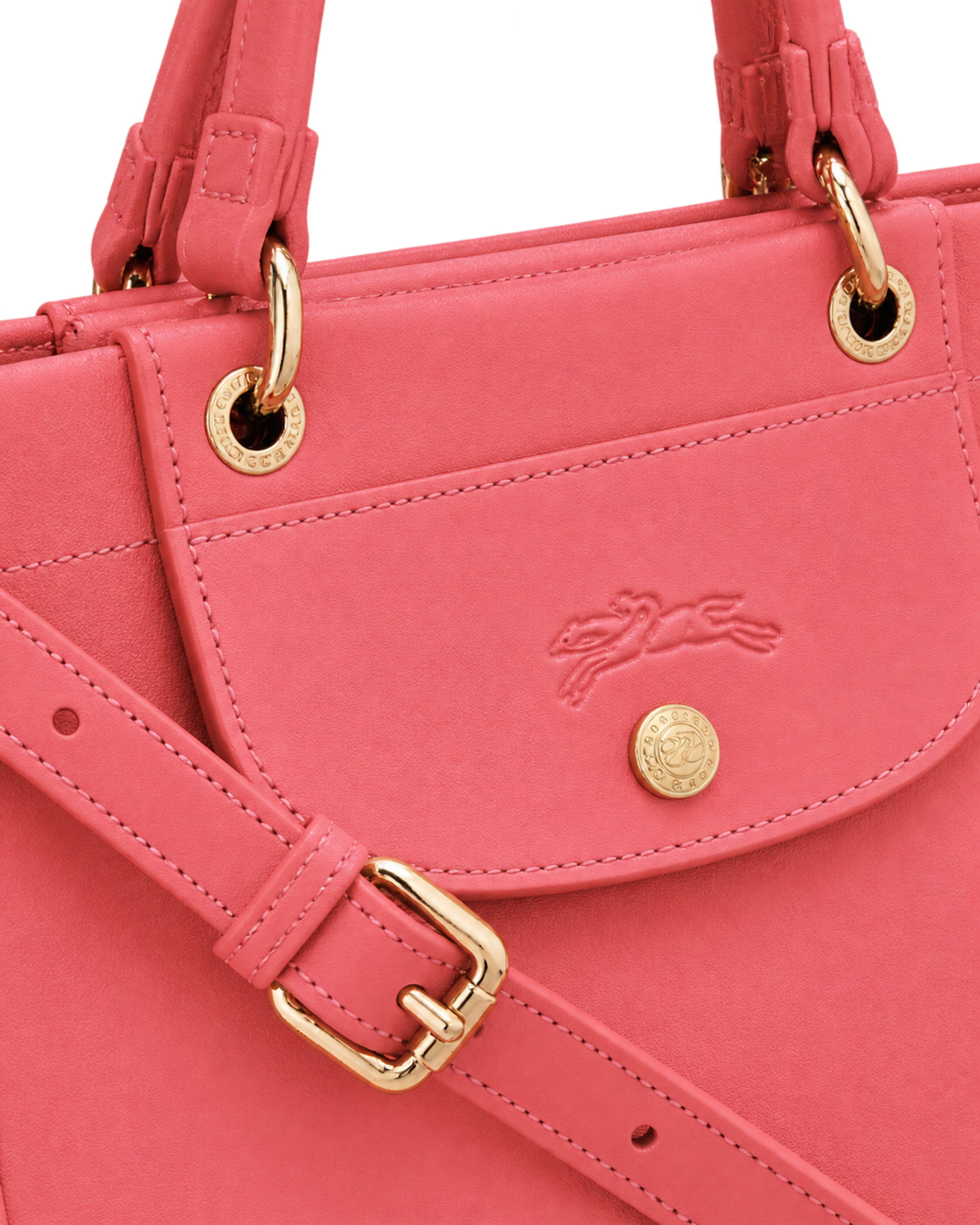 Cabas Longchamp S Handbag Blush - Leather