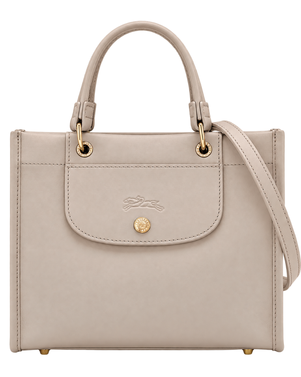 Cabas Longchamp S Handbag Clay - Leather