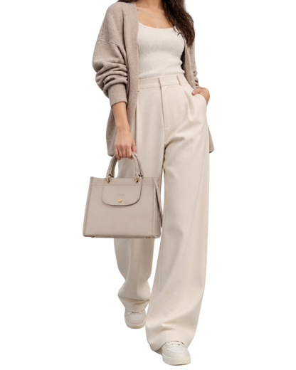 Cabas Longchamp S Handbag Clay - Leather