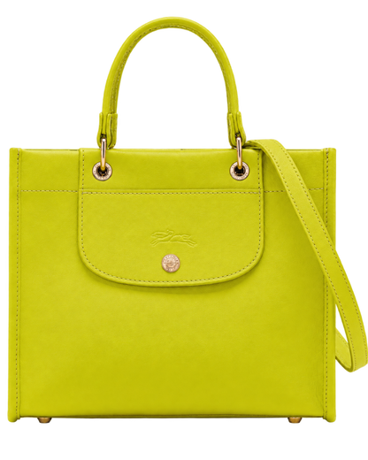 Cabas Longchamp S Handbag Kiwi Green - Leather