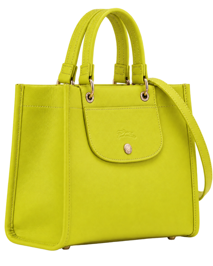 Cabas Longchamp S Handbag Kiwi Green - Leather