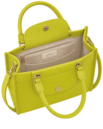 Cabas Longchamp S Handbag Kiwi Green - Leather