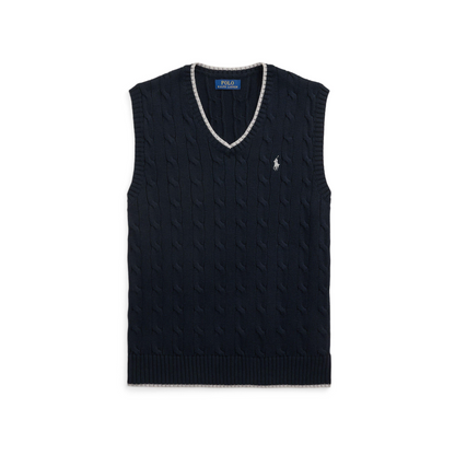 Cable Knit Sweater Vest