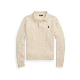 Cable Knitted Long Sleeve Crew Neck Jumper